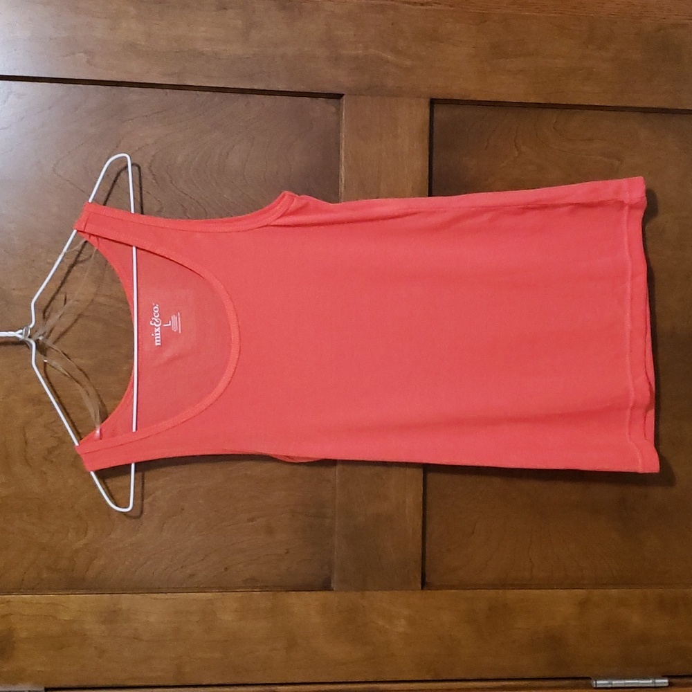 Orange tank top.Bin#13